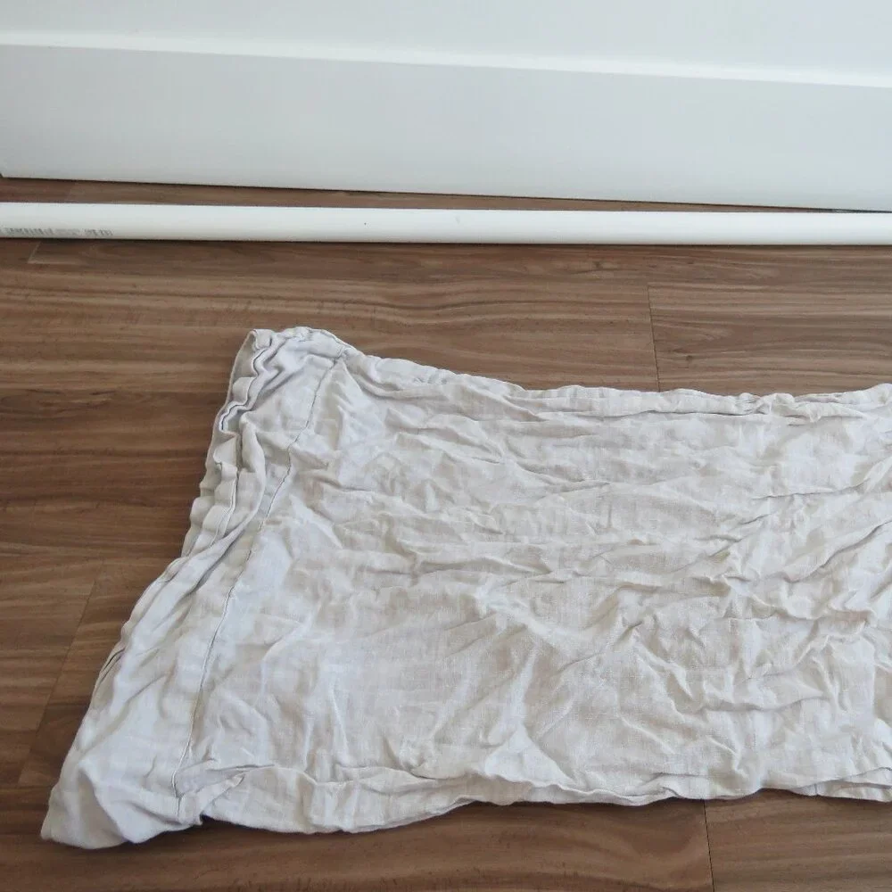 RESTORATION HARDWARE 100% Linen Pillow Sham Neutral Minimalist